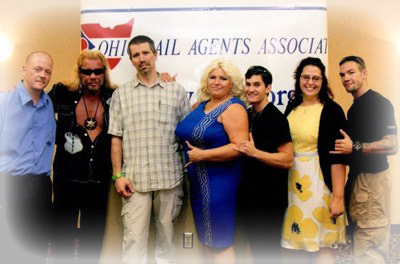 Staff at Be Free Bail Bonds with Dog The Bounty Hunter
