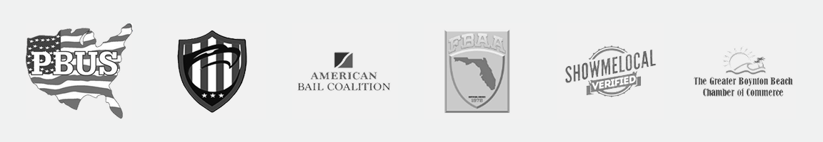 Six logos for bail bond service accredidation