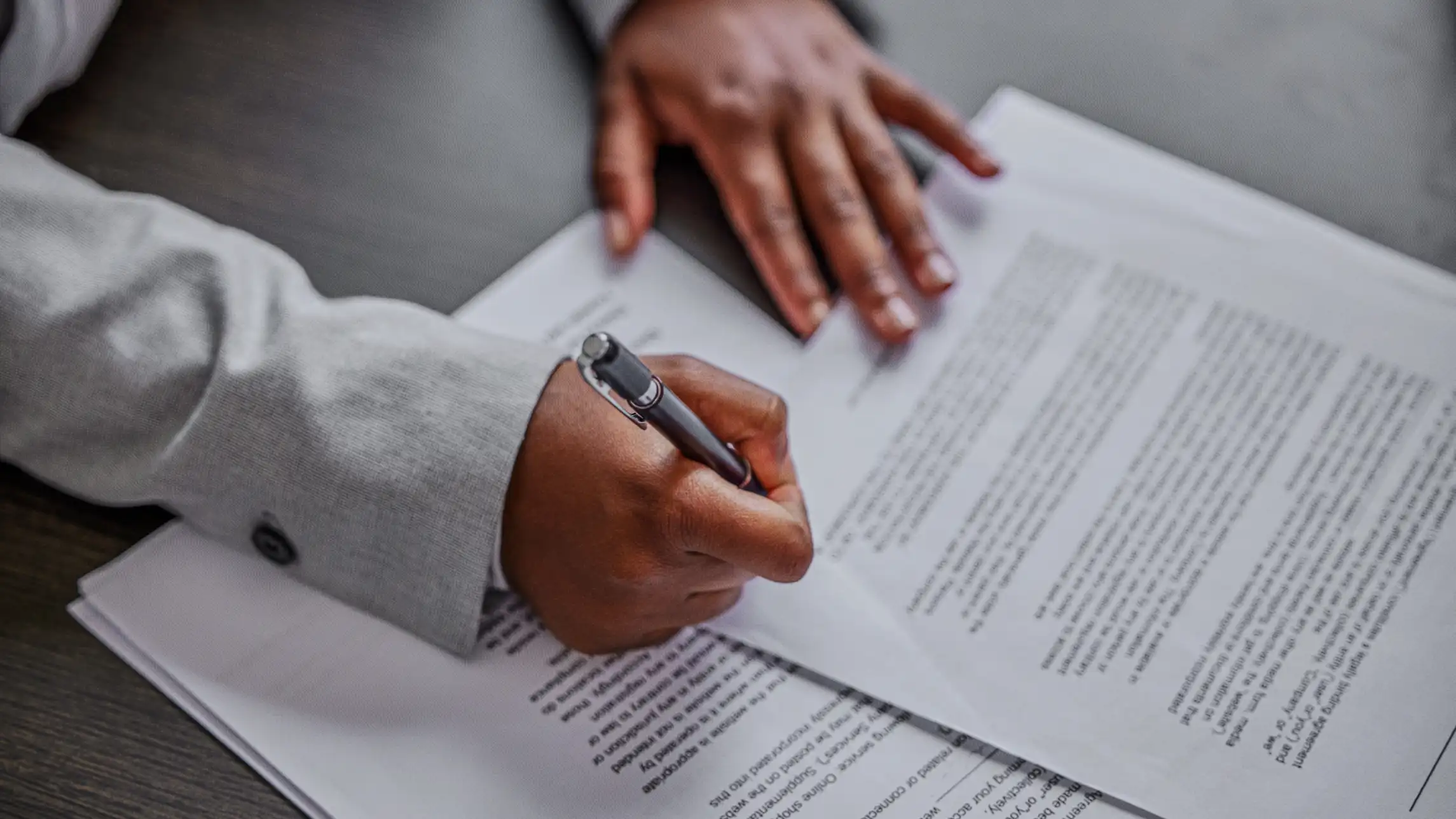 Man obtaining a bail bond