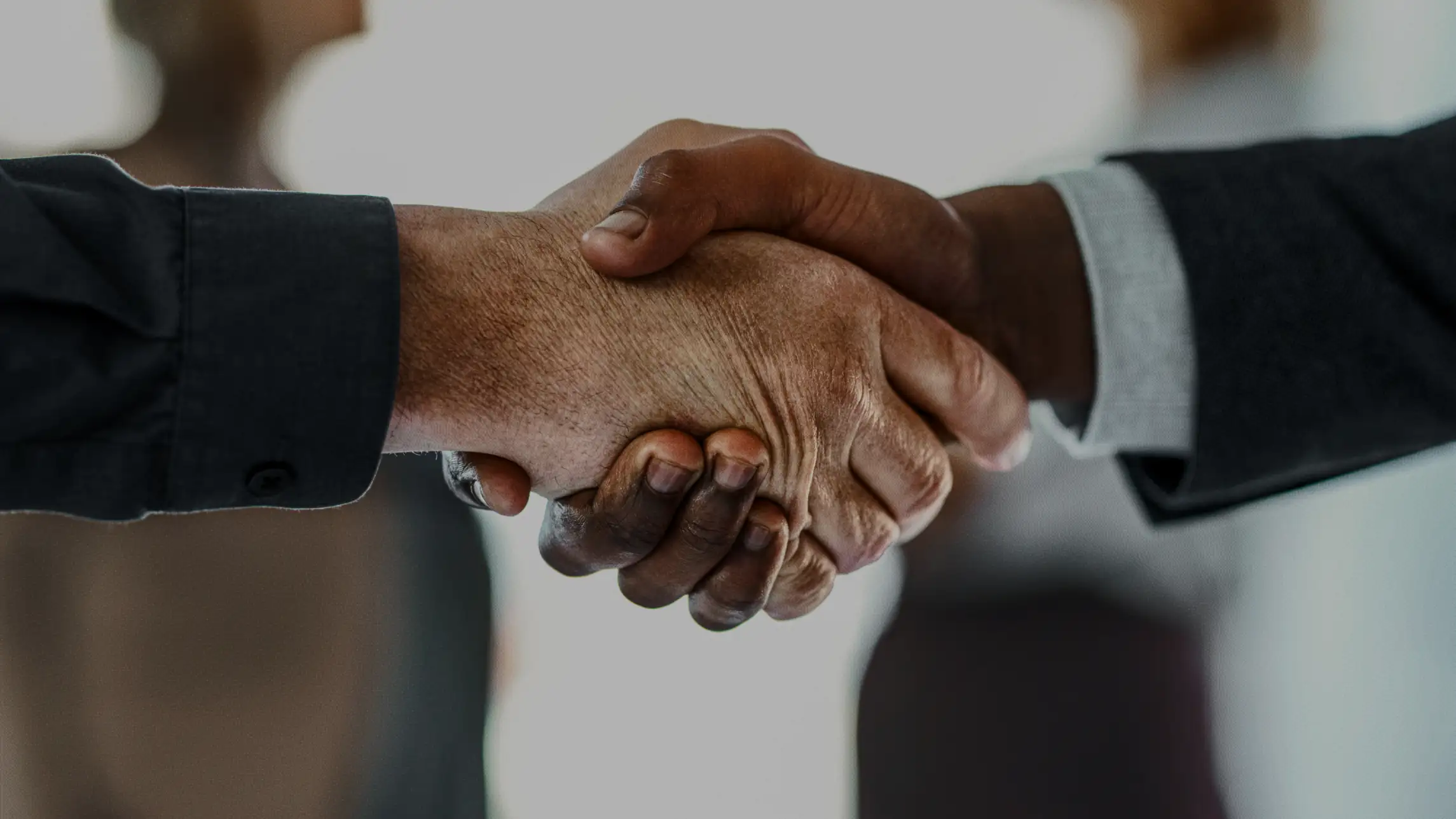Men shaking hands