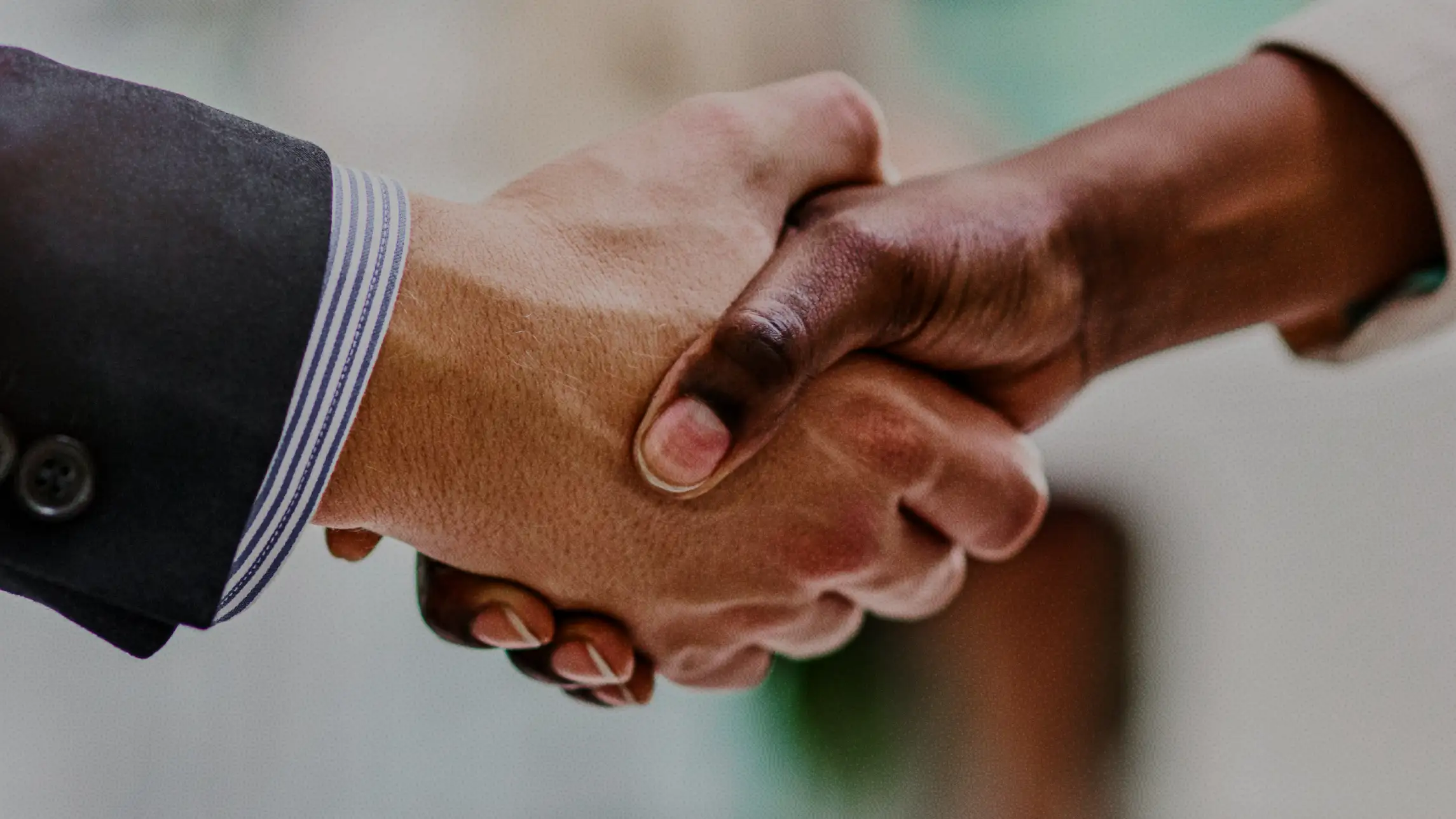 Men shaking hands